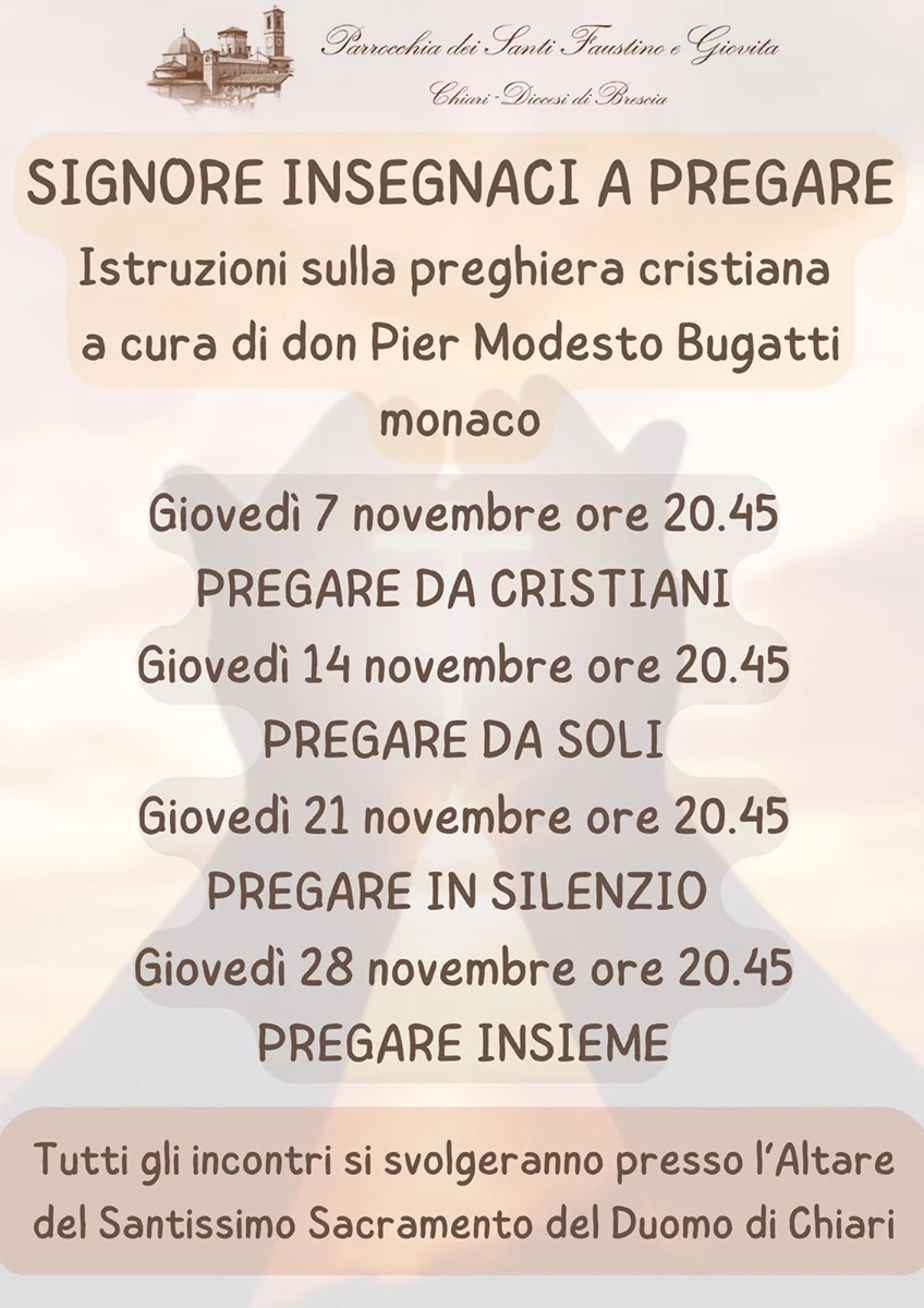 Istruzioni sulla preghiera cristiana